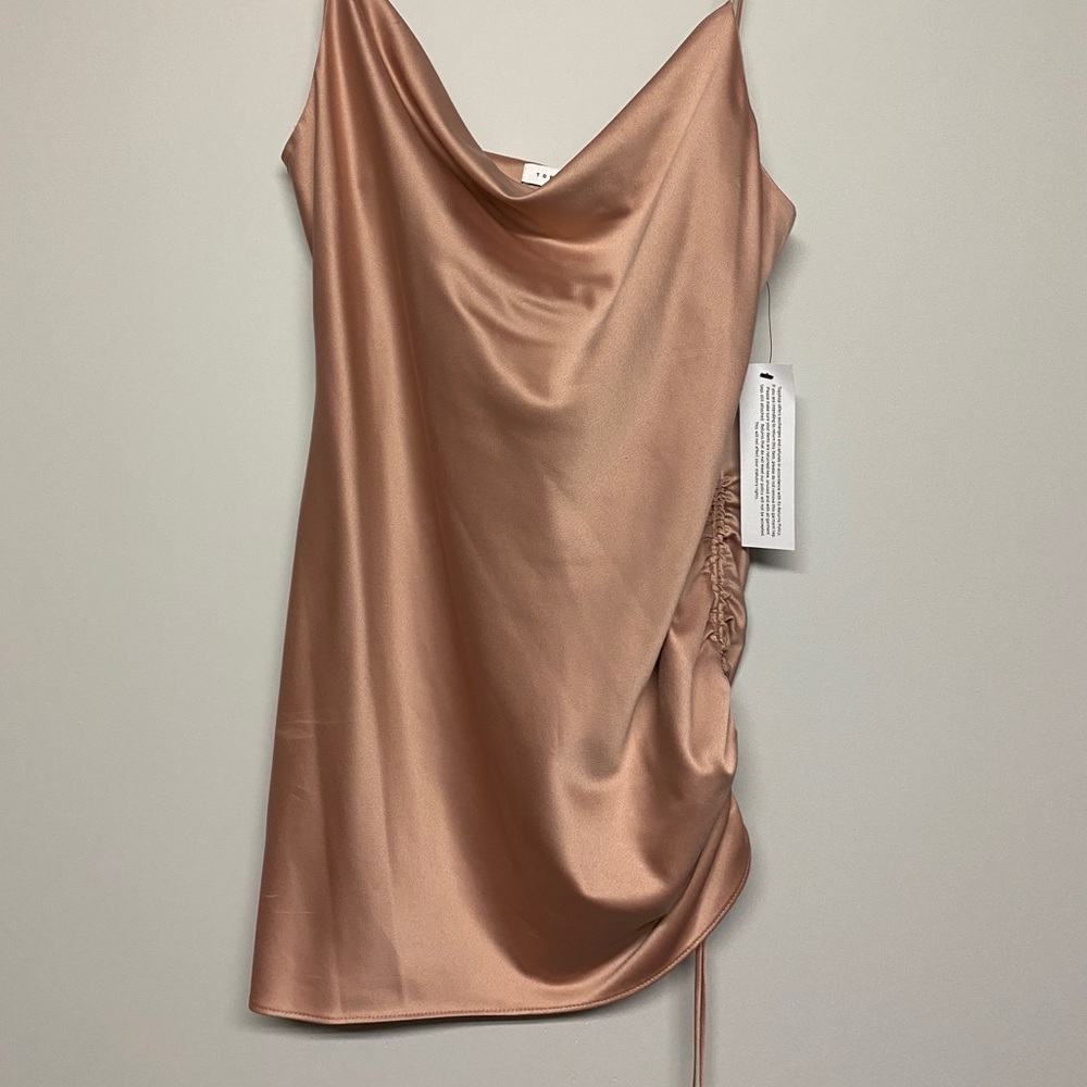 Top Shop satin mini dress (petite)
